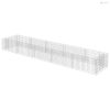 Horganyzott acél gabion magaságyás 450 x 90 x 50 cm
