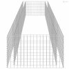 Horganyzott acél gabion magaságyás 450 x 90 x 50 cm