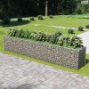 Horganyzott acél gabion magaságyás 540 x 90 x 100 cm