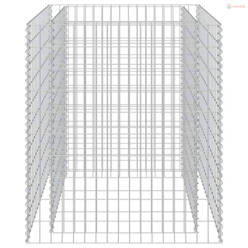 Horganyzott acél gabion magaságyás 90 x 90 x 100 cm