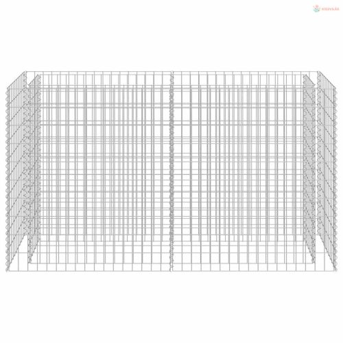 Horganyzott acél gabion magaságyás 180 x 50 x 100 cm