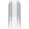 Horganyzott acél gabion magaságyás 180 x 50 x 100 cm