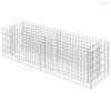 Horganyzott acél gabion magaságyás 180 x 50 x 50 cm