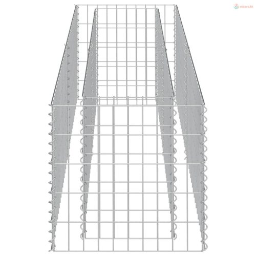 Horganyzott acél gabion magaságyás 180 x 50 x 50 cm