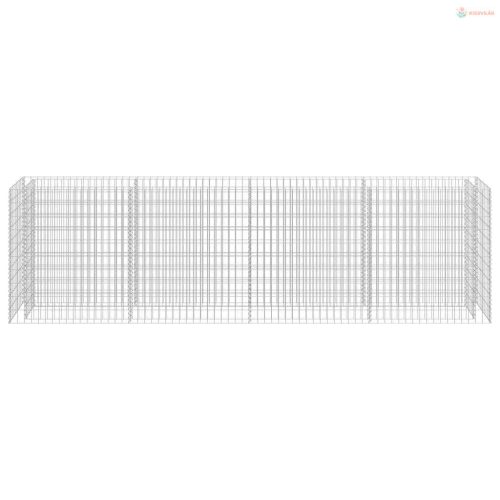 Horganyzott acél gabion magaságyás 360 x 50 x 100 cm