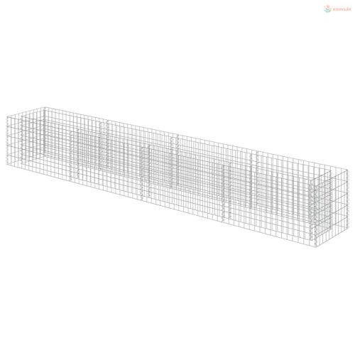 Horganyzott acél gabion magaságyás 360 x 50 x 50 cm