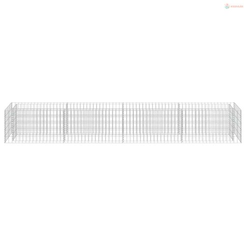 Horganyzott acél gabion magaságyás 360 x 50 x 50 cm