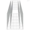 Horganyzott acél gabion magaságyás 360 x 50 x 50 cm