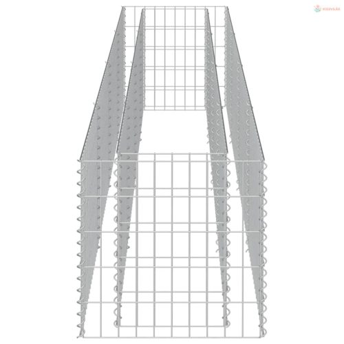 Horganyzott acél gabion magaságyás 360 x 50 x 50 cm