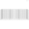 Horganyzott acél gabion magaságyás 270 x 50 x 100 cm