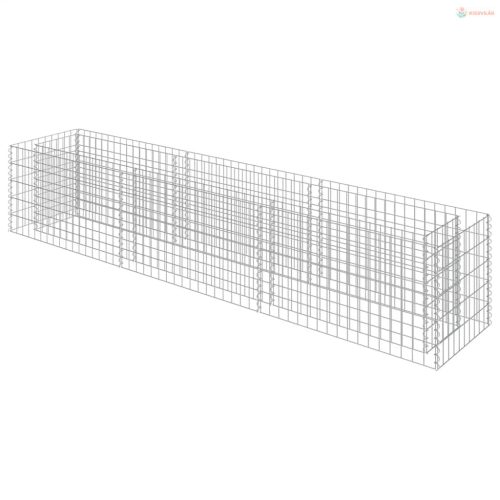 Horganyzott acél gabion magaságyás 270 x 50 x 50 cm