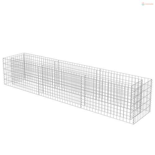 Horganyzott acél gabion magaságyás 270 x 50 x 50 cm