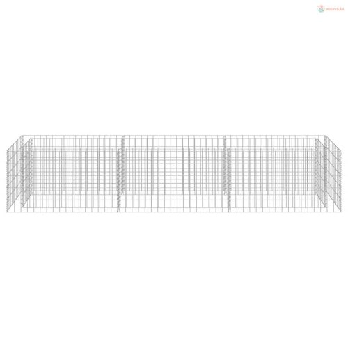 Horganyzott acél gabion magaságyás 270 x 50 x 50 cm