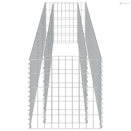 Horganyzott acél gabion magaságyás 270 x 50 x 50 cm
