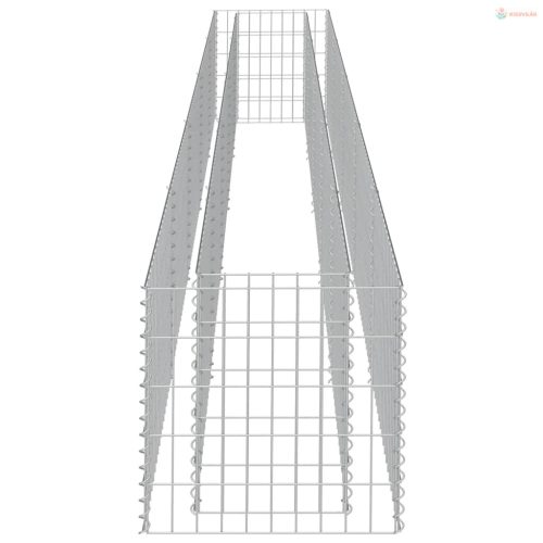 Horganyzott acél gabion magaságyás 450 x 50 x 50 cm