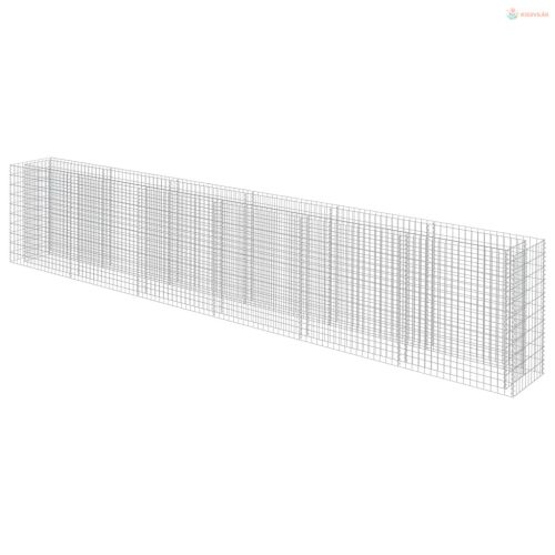 Horganyzott acél gabion magaságyás 540 x 50 x 100 cm