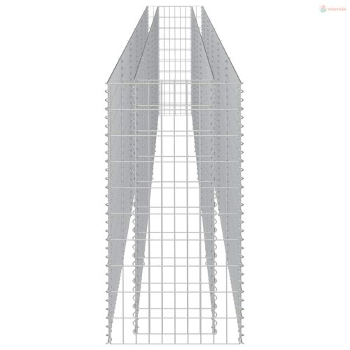 Horganyzott acél gabion magaságyás 540 x 50 x 100 cm