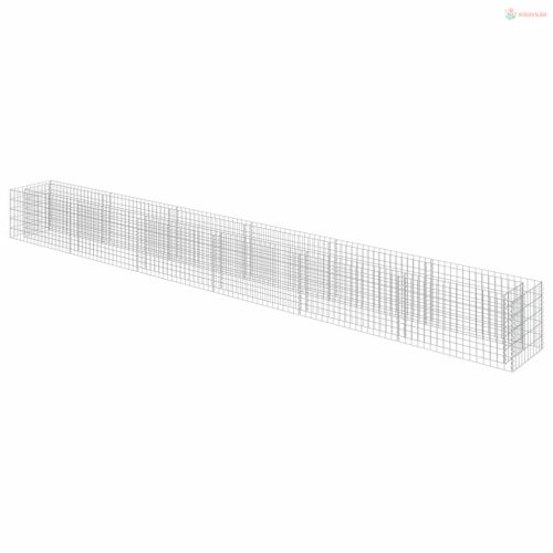 Horganyzott acél gabion magaságyás 540 x 50 x 50 cm