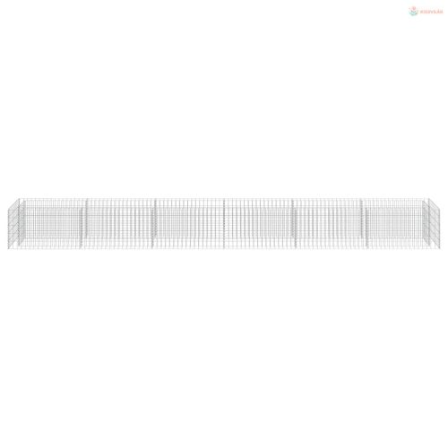 Horganyzott acél gabion magaságyás 540 x 50 x 50 cm