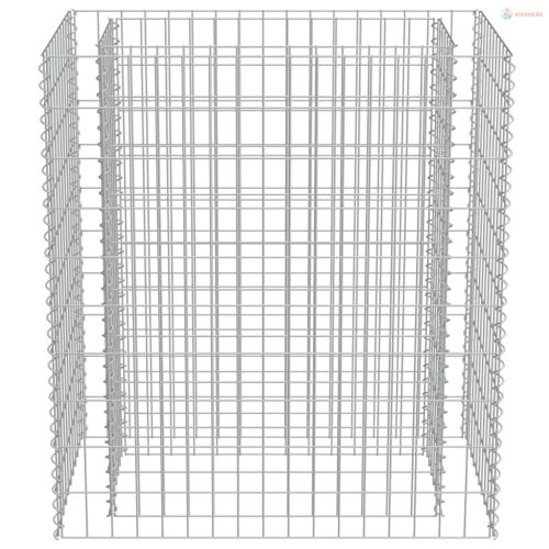 Horganyzott acél gabion magaságyás 90 x 50 x 100 cm
