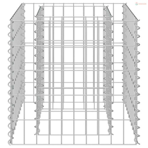 Horganyzott acél gabion magaságyás 50 x 50 x 50 cm