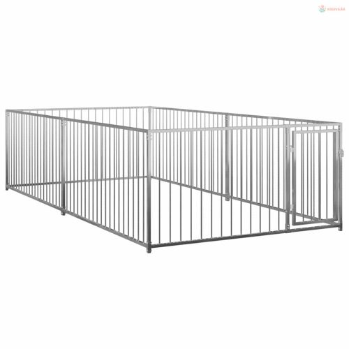 Kültéri kutyakennel 200 x 400 x 100 cm