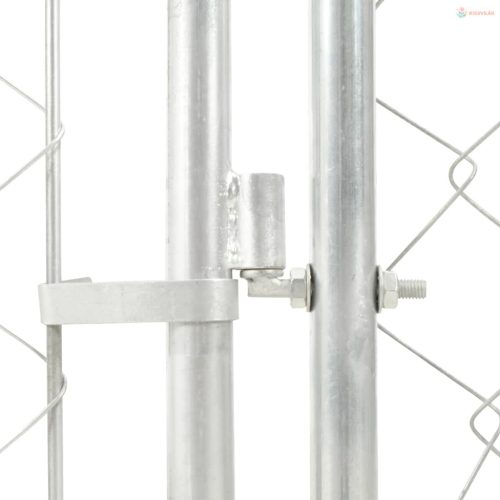 Kültéri kutyakennel tetővel 200 x 100 x 125 cm