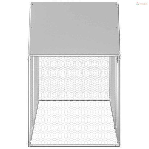 Horganyzott acél tyúkól 3 x 1 x 1,5 m