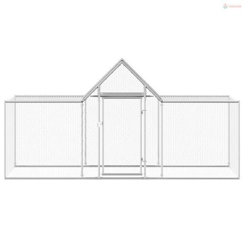 Horganyzott acél tyúkól 3 x 1 x 1,5 m