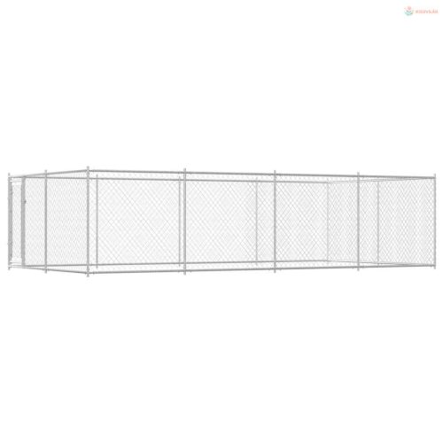 Kültéri kutyakennel 7,6 x 3,8 x 1,9 m