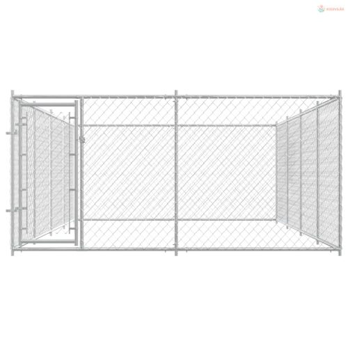 Kültéri kutyakennel 7,6 x 3,8 x 1,9 m