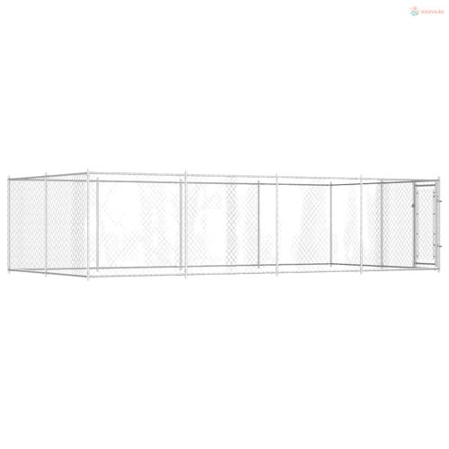 Kültéri kutyakennel 7,6 x 3,8 x 1,9 m