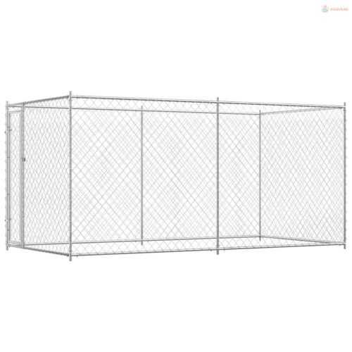 Kültéri kutyakennel 382 x 192 x 185 cm