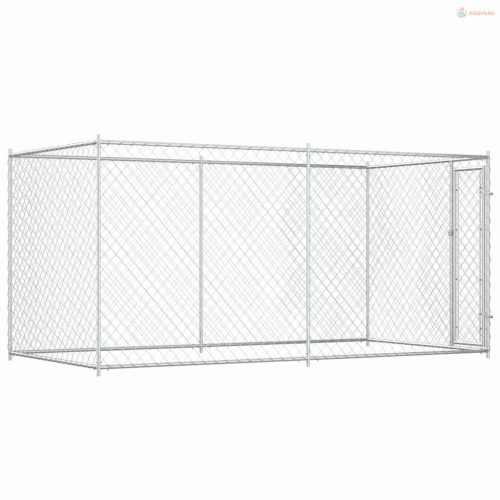 Kültéri kutyakennel 382 x 192 x 185 cm