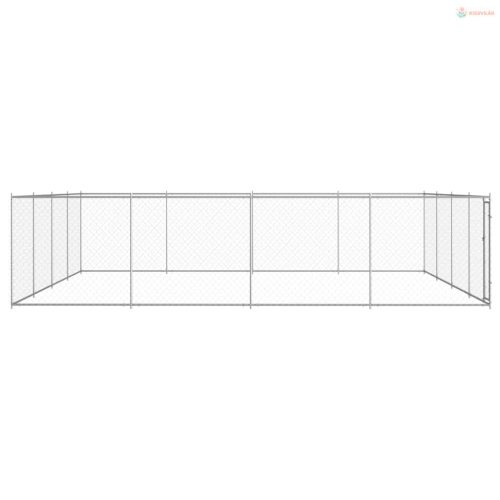 Kültéri horganyzott acél kutyakennel 760 x 760 x 185 cm