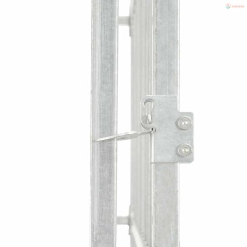 Kültéri horganyzott acél kutyakennel 760 x 760 x 185 cm