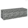 Horganyzott acél gabion magaságyás 90 x 30 x 30 cm