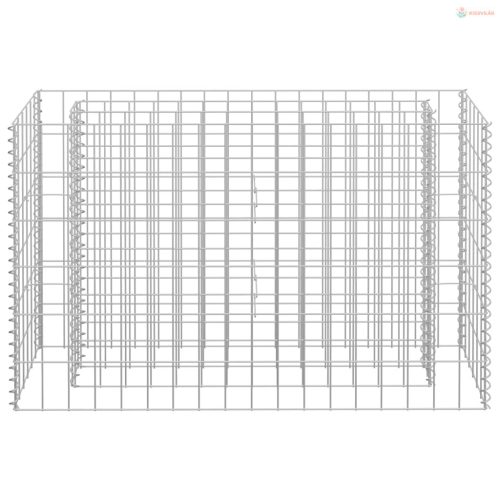 Horganyzott acél gabion magaságyás 90 x 30 x 60 cm