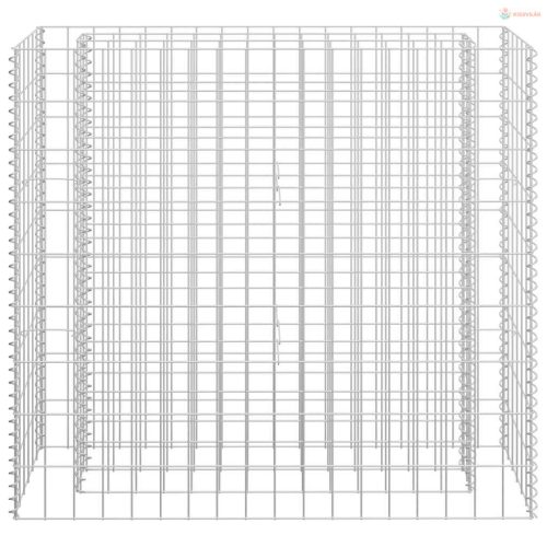Horganyzott acél gabion magaságyás 90 x 30 x 90 cm