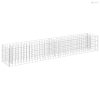 Horganyzott acél gabion magaságyás 180 x 30 x 30 cm