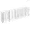 Horganyzott acél gabion magaságyás 180 x 30 x 60 cm