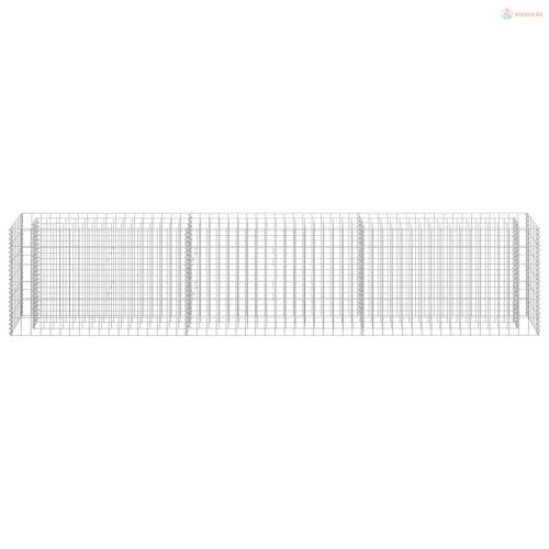 Horganyzott acél gabion magaságyás 270 x 30 x 60 cm
