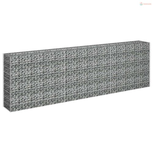 Horganyzott acél gabion magaságyás 270 x 30 x 90 cm
