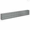 Horganyzott acél gabion magaságyás 360 x 30 x 60 cm