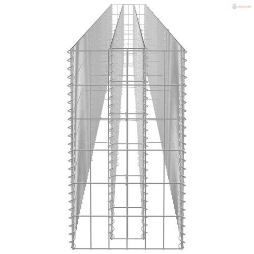 Horganyzott acél gabion magaságyás 450 x 30 x 60 cm