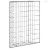 Trapéz alakú horganyzott acél gabion magaságyás 80x20x100 cm