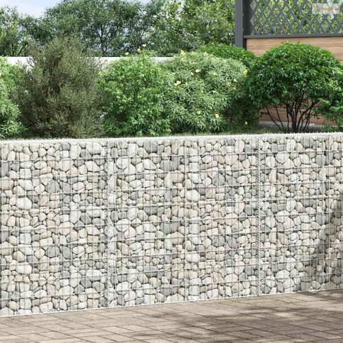 Trapéz alakú horganyzott acél gabion magaságyás 150x20x100 cm
