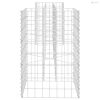 H alakú acéldrót virágtartó gabion 260 x 40 x 60 cm