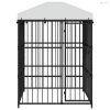 Kültéri kutyakennel tetővel 150 x 150 x 210 cm