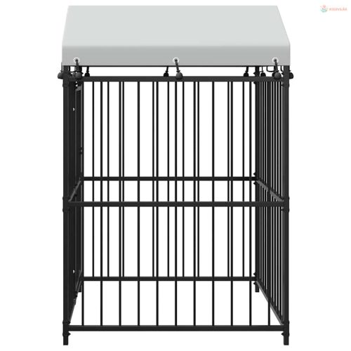 Kültéri kutyakennel tetővel 120 x 120 x 150 cm